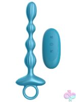 Grooved Ring Luv Beads Metallic Blue - Image 3