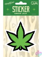 Waterproof green leaf vinyl sticker by Wood Rocket