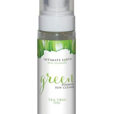 Green Tea Tree foaming toy cleaner 200ml bottle by Intimate Earth