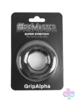 GripMaster GripAlpha black donut cock ring by Gripmaster