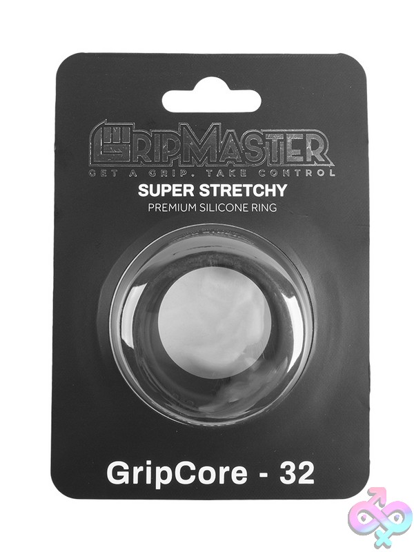 Discreet-Toys-Gripmaster-Gripcore-32Mm-Black-Nu-Gm-1004 Gripmaster Gripcore 32Mm Black Silicone Cock Ring By Gripmaster