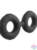GripMaster GripDuo Silicone Cock Ring – Black - Image 3