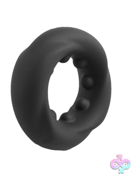 Gripedge Silicone Cock Ring In Black - Image 3