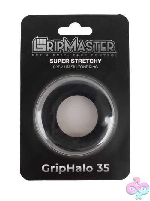 Gripmaster Griphalo 35Mm Donut Cock Ring In Three Colors — Black, Blue, And Red