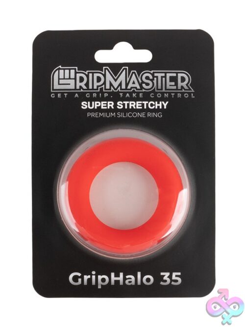 Gripmaster Griphalo 35Mm Donut Cock Ring In Three Colors — Black, Blue, And Red