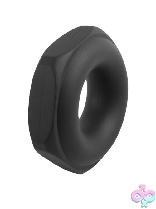 Gripmaster Gripnutt Silicone Cock Ring – Black - Image 3