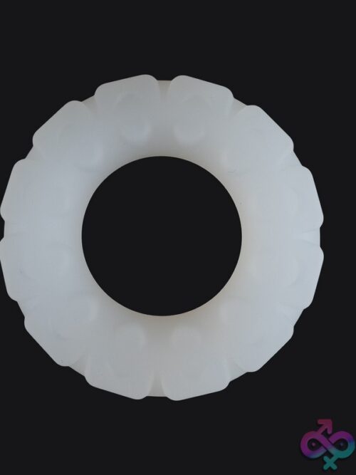 Gripmaster Griptraxx Translucent Silicone Cock Ring - Image 2