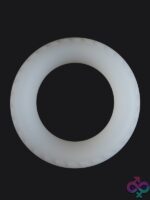 GripMaster GripTread 30mm Silicone Cock Ring – Translucent - Image 2