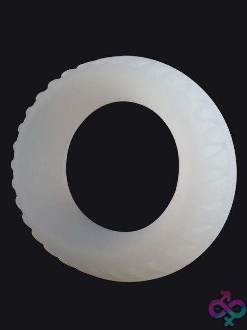 Gripmaster Griptread 30Mm Silicone Cock Ring – Translucent - Image 3