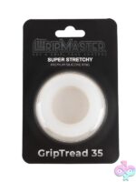 Translucent 35mm GripTread silicone cock ring by Gripmaster