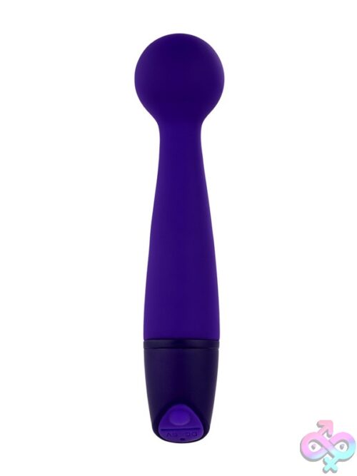 Gumball Clitoral Wand Vibrator In Purple By Selopa - Image 2