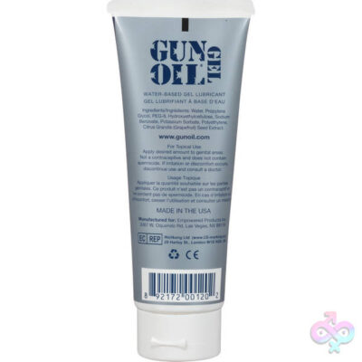 Gun Oil Pink Lubricant Sex Toys - Gun Oil H20 Gel 3.3 Oz. Tube