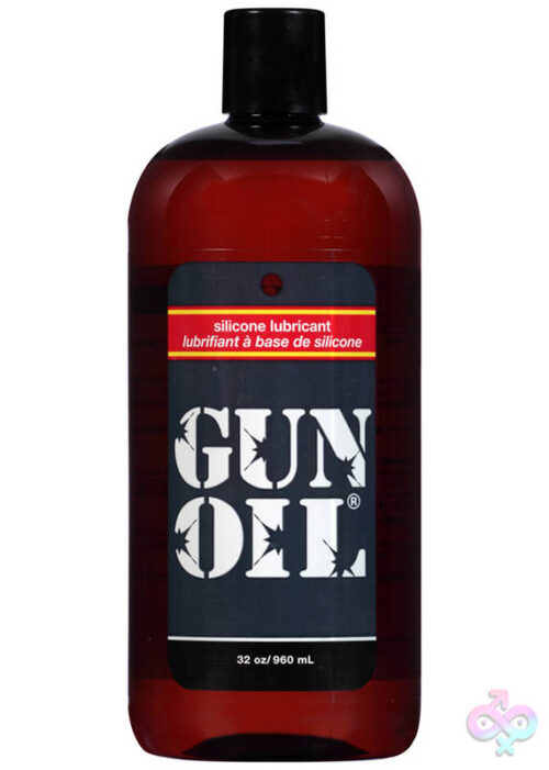 Gun Oil Pink Lubricant Sex Toys - Gun Oil Silicone Lubricant 32 Oz
