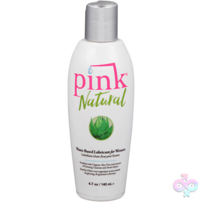 Pink Natural 4 water based lubricant by Gun Oil 4.7 oz bottle