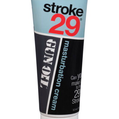 Stroke 29 3.3oz Tube water-based masturbation cream by Gun Oil