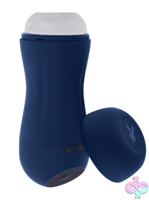 Gusto Vibrating Stroker – Blue - Image 2