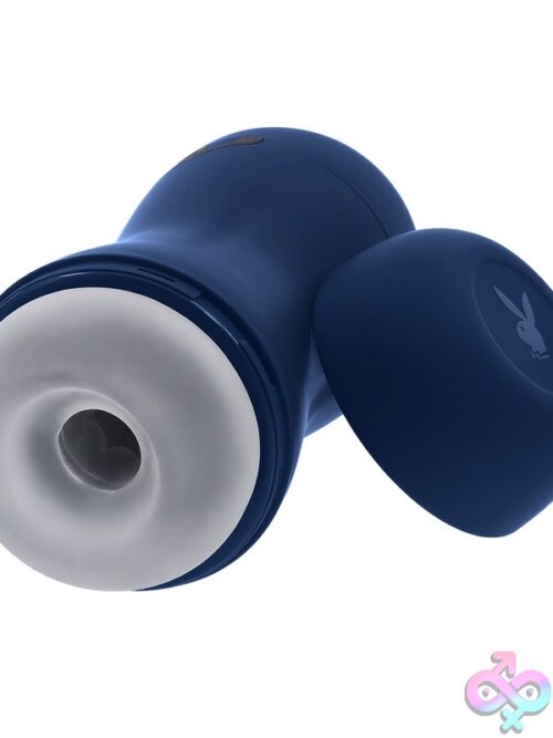 Gusto Vibrating Stroker – Blue - Image 3