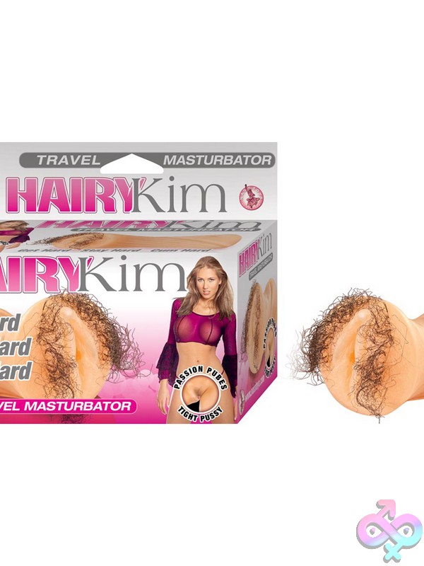 Discreet-Toys-Hairy-Kim-Flesh-Nu-Nw2469 Realistic Beige Pussy Stroker With Lifelike Texture By Nasstoys
