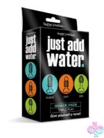 Happy Ending Just Add Water Whack Pack Triple Play couples gift set in white packaging by Happy Ending