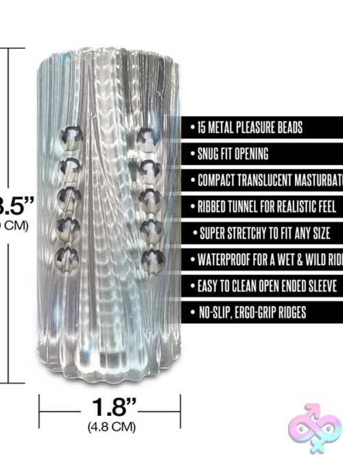 Happy Ending Beaded Stroker With Metal Pleasure Beads - Image 2
