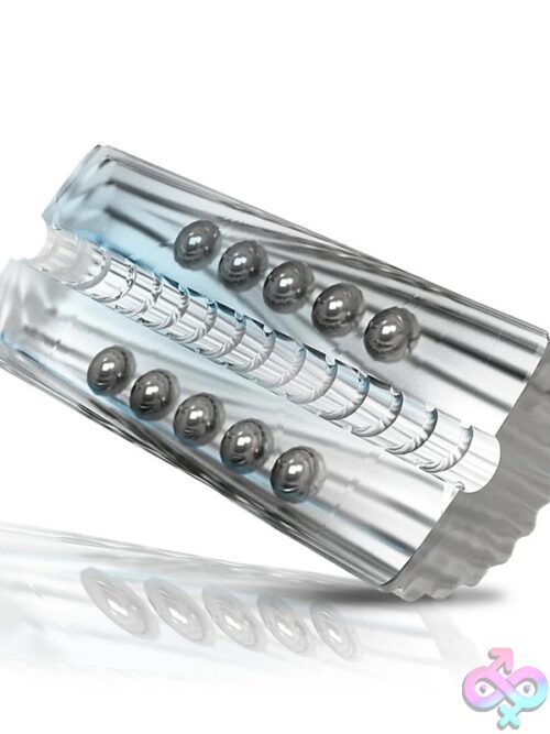 Happy Ending Beaded Stroker With Metal Pleasure Beads - Image 3