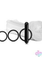 Happy Ending Vibrating Oral Masturbator Pack – Black - Image 2