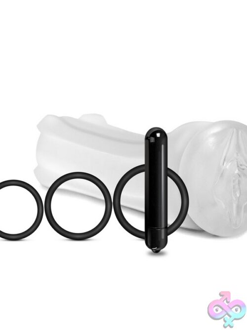 Happy Ending Master Bate Vibrating Stroker Pack – Black - Image 2