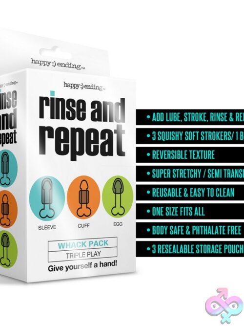 Happy Ending Rinse &Amp; Repeat Whack Pack Triple Play - Image 3
