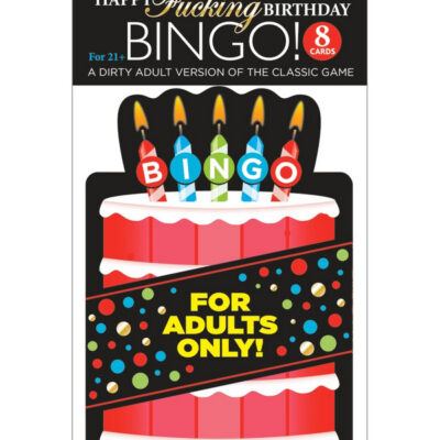 Happy Fucking Birthday Blowout Bingo game by Little Genie — 8 bingo cards and call-out sheet