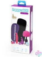 Happy Rabbit 7-piece couples pleasure kit with silicone storage case and accessories in black by Happy Rabbit
