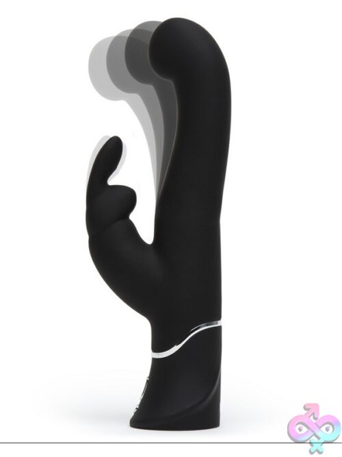Happy Rabbit G-Spot Stroker Rabbit Vibrator – Black - Image 3