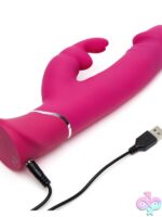 Happy Rabbit Realistic Dual Density Rabbit Vibrator Pink - Image 3