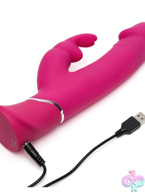 Happy Rabbit Realistic Dual Density Rabbit Vibrator Pink - Image 3