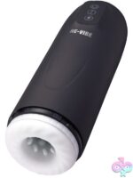 thrusting vibrating masturbator He-Vibe Power Thrust Pro black TPE rechargeable