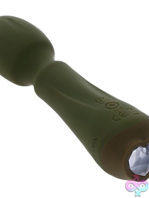 Heartfelt Mini Wand Vibrator In Green By Selopa - Image 3