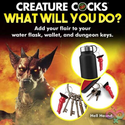 Hell Hound Keychain - Red - Image 2