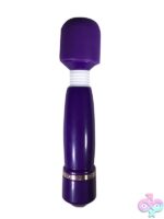 Hello, Sexy! Bling Mini Wand Vibrator in Purple - Image 2
