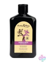 Hemp Seed By Night bubble bath in ylang ylang and lavender 8.4 oz black bottle by Earthly Body