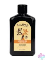 Earthly Body Hemp Seed By Night Massage Oil in Grapefruit Sandalwood, 8 oz black bottle
