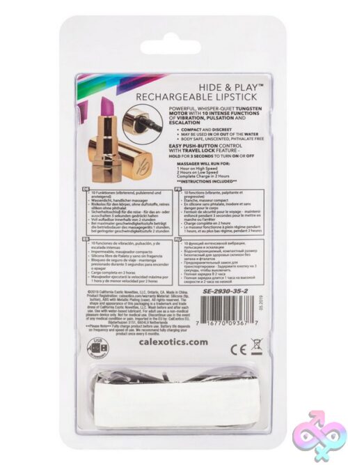 Hide &Amp; Play Rechargeable Lipstick Vibe – Purple - Image 2