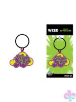 High AF novelty keychain in yellow by Wood Rocket