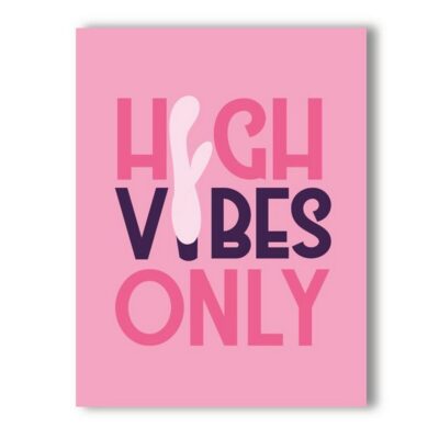 Cheeky pink naughty greeting card with envelope by Kushkards