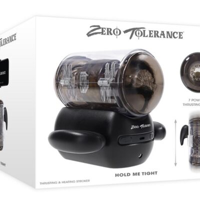 Hold Me Tight vibrating heated thrusting stroker with gaming-style handles and phone mount by Zero Tolerance Toys
