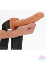 Hollow Strap-on Without Balls 8 Inch - Tan - Image 9