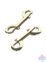 Hooks X2 – Gold Metal Restraint Hooks - Image 2