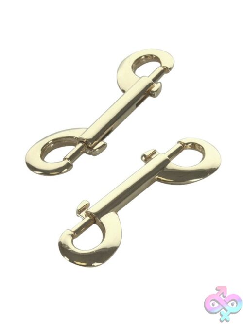 Hooks X2 – Gold Metal Restraint Hooks - Image 2