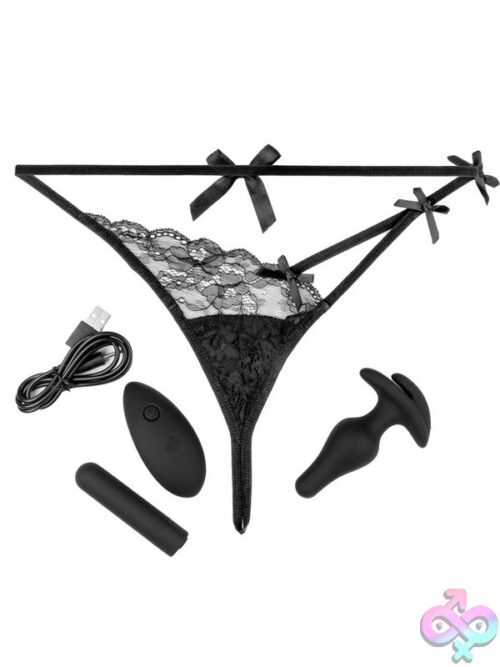 Hookup Panties Remote Bowtie Bikini - Image 2