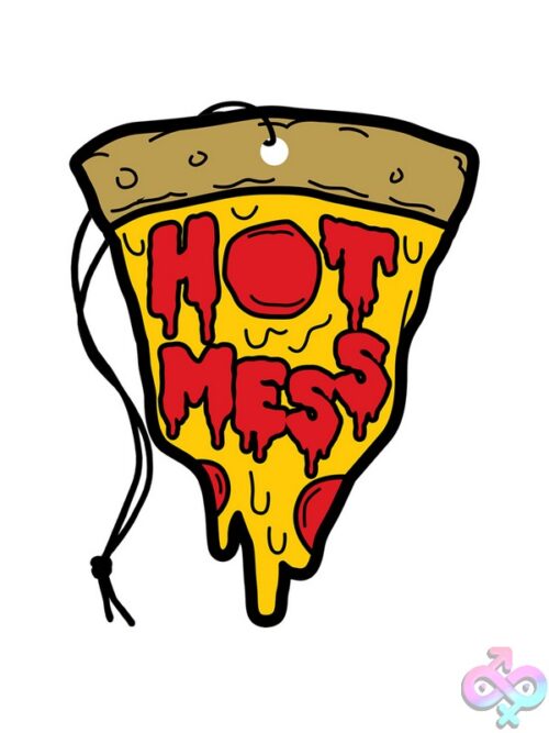 Hot Mess Pizza Air Freshener – Fresh Pineapple Scent - Image 2