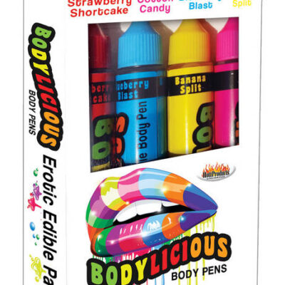 Hott Products Sex Toys - Bodylicious Edible Body Pens - 4pk. - Assorted  Flavors