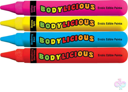 Hott Products Sex Toys - Bodylicious Edible Body Pens - 4pk. - Assorted  Flavors